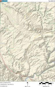 Landkarte, Arches, Utah